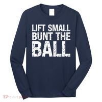 Baseball Batter Batting Strategy Lift Small Bunt The Ball Long Sleeve Shirt thumb 0