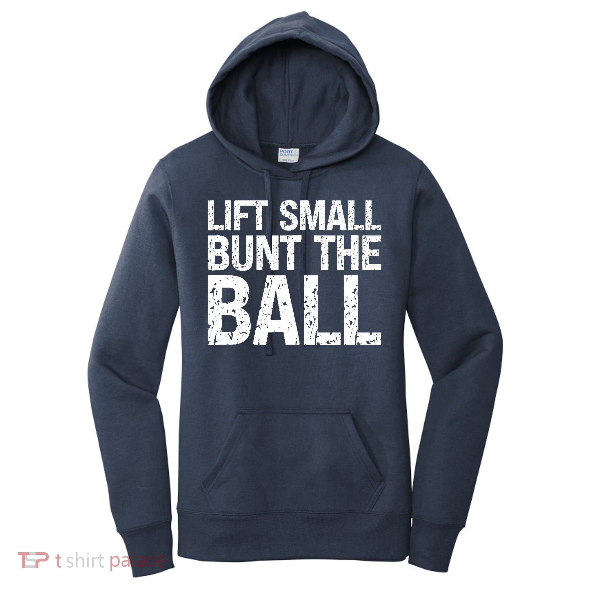 Baseball Batter Batting Strategy Lift Small Bunt The Ball Women's Hoodie
