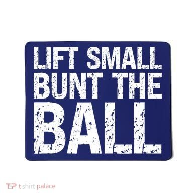 Baseball Batter Batting Strategy Lift Small Bunt The Ball Mousepad