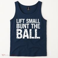 Baseball Batter Batting Strategy Lift Small Bunt The Ball Tank Top thumb 2