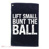 Baseball Batter Batting Strategy Lift Small Bunt The Ball Golf Towel thumb 0