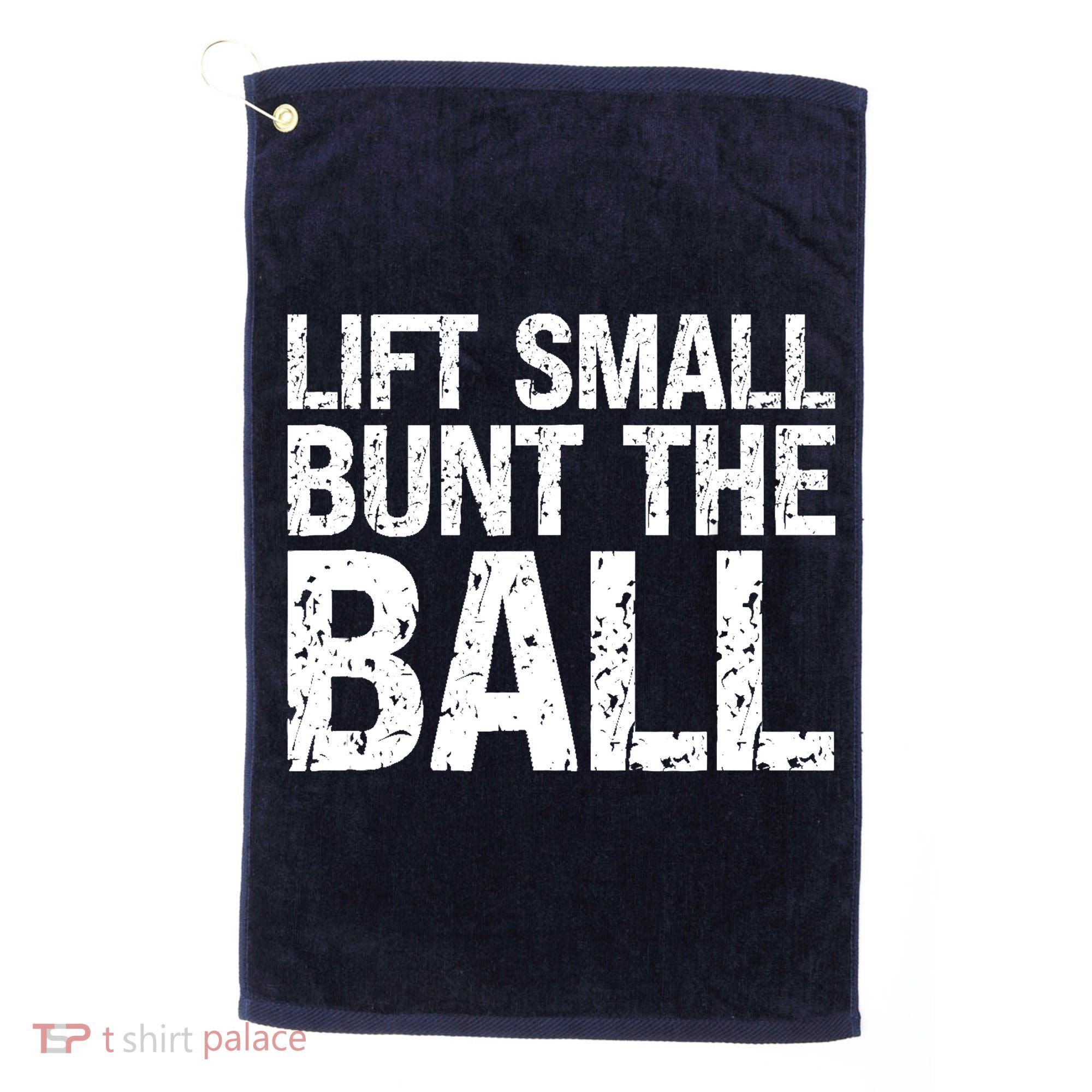 Baseball Batter Batting Strategy Lift Small Bunt The Ball Golf Towel