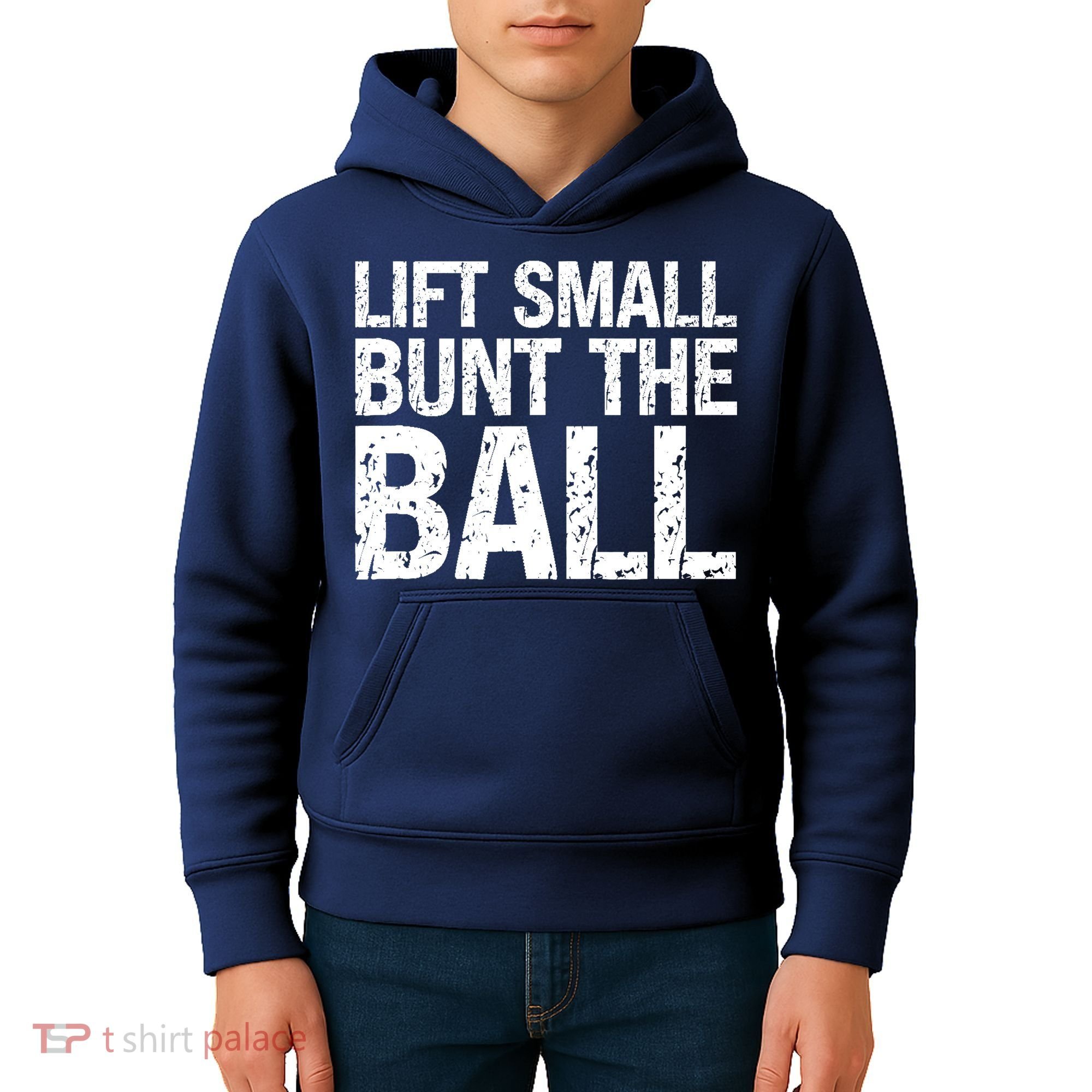 Baseball Batter Batting Strategy Lift Small Bunt The Ball Kids Hoodie