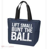 Baseball Batter Batting Strategy Lift Small Bunt The Ball Tote Bag thumb 3