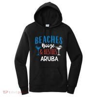 Beaches Booze Besties Bachelorette Aruba Trip Gift Women's Hoodie thumb 0