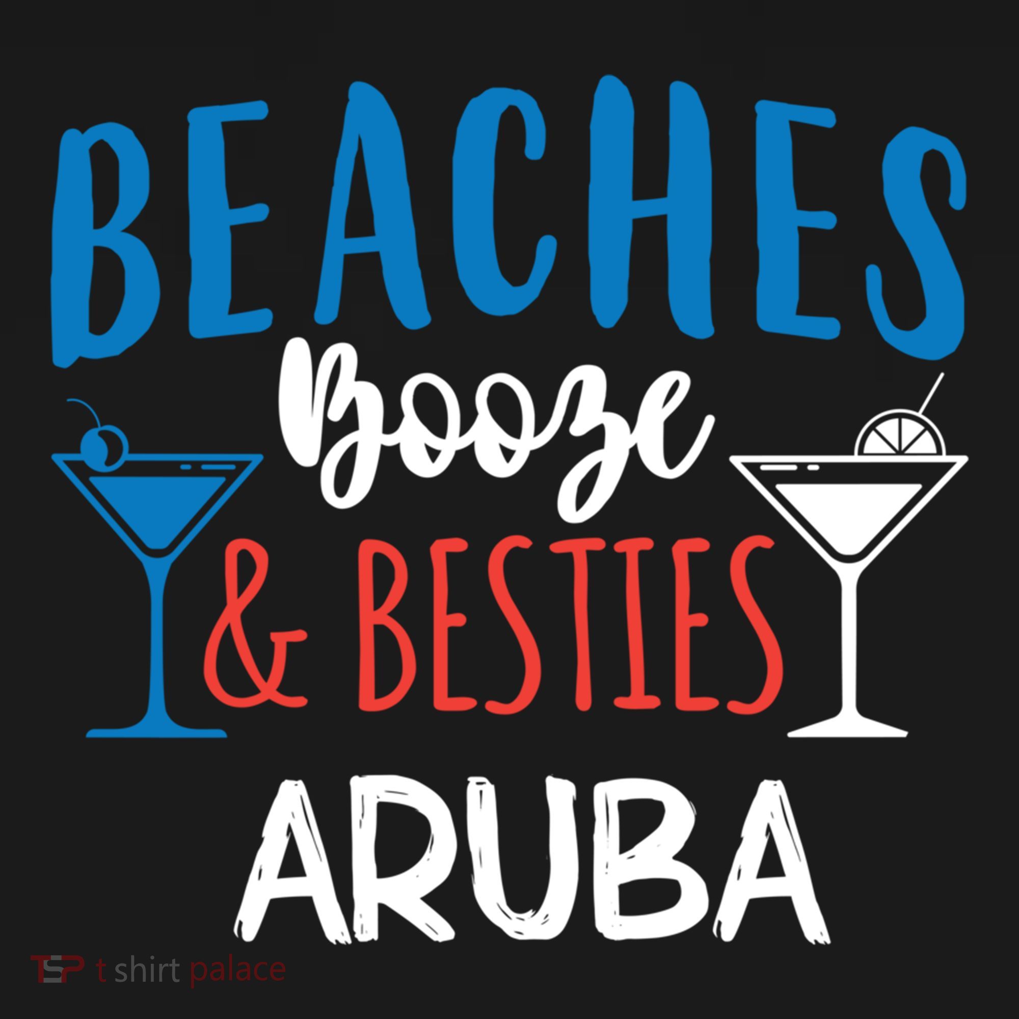Beaches Booze Besties Bachelorette Aruba Trip Gift Women's Hoodie