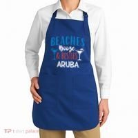 Beaches Booze Besties Bachelorette Aruba Trip Gift Apron thumb 2