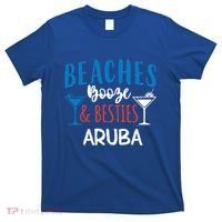 Beaches Booze Besties Bachelorette Aruba Trip Gift T-Shirt thumb 0