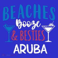 Beaches Booze Besties Bachelorette Aruba Trip Gift Women's Tank Top thumb 5