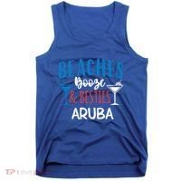 Beaches Booze Besties Bachelorette Aruba Trip Gift Tank Top thumb 0