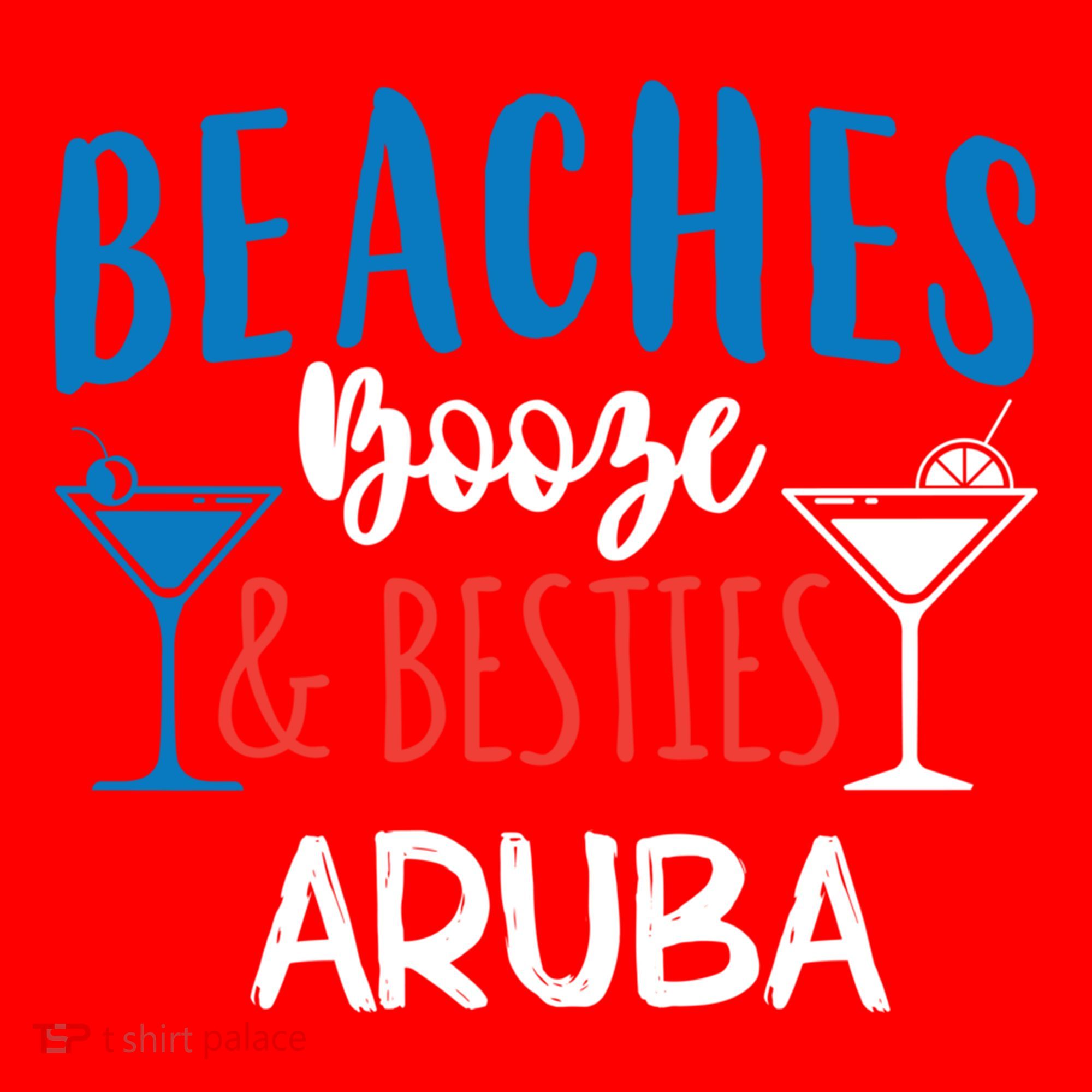 Beaches Booze Besties Bachelorette Aruba Trip Gift Santa Hat