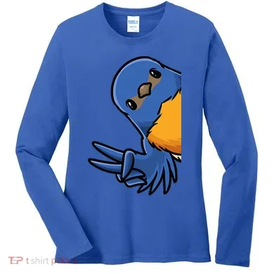 Bluebird Bird Women's Long Sleeve Shirt
