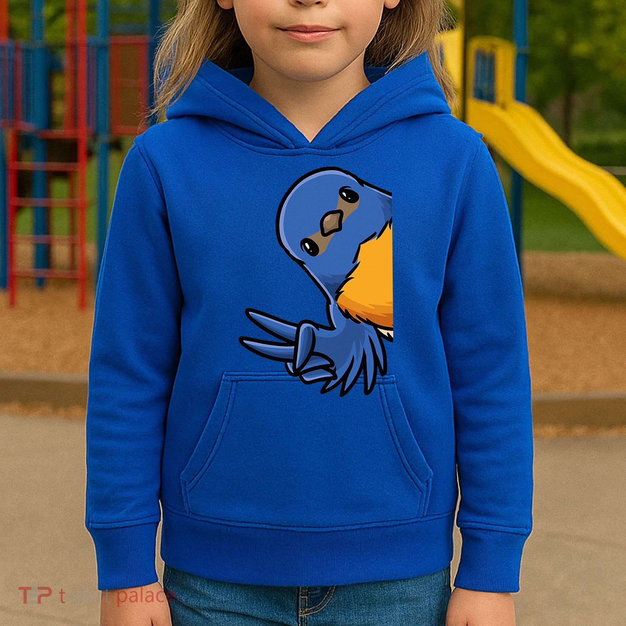 Bluebird Bird Kids Hoodie