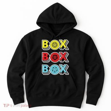 Box Box Box Retro Vintage Racing Hoodie