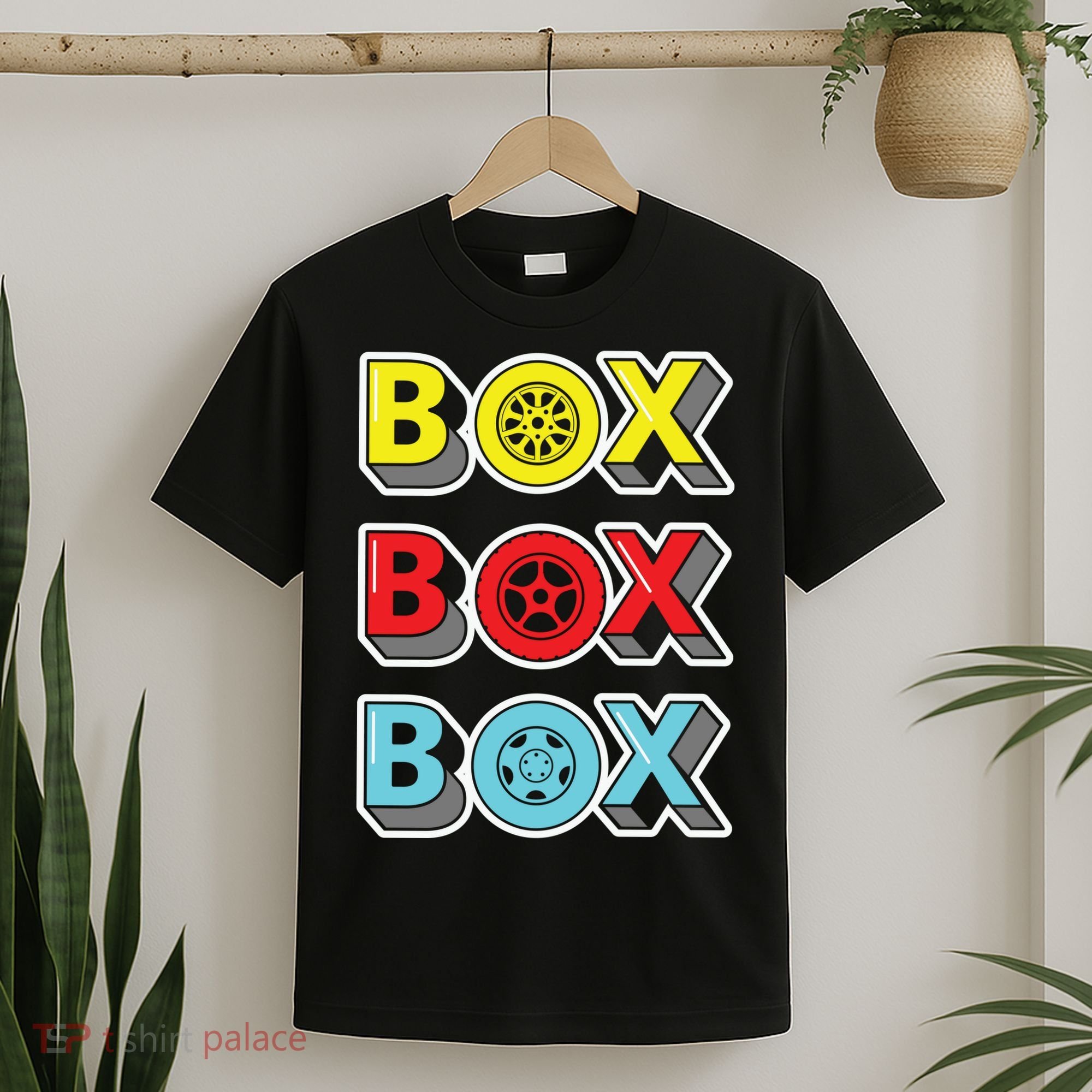 Box Box Box Retro Vintage Racing T-Shirt
