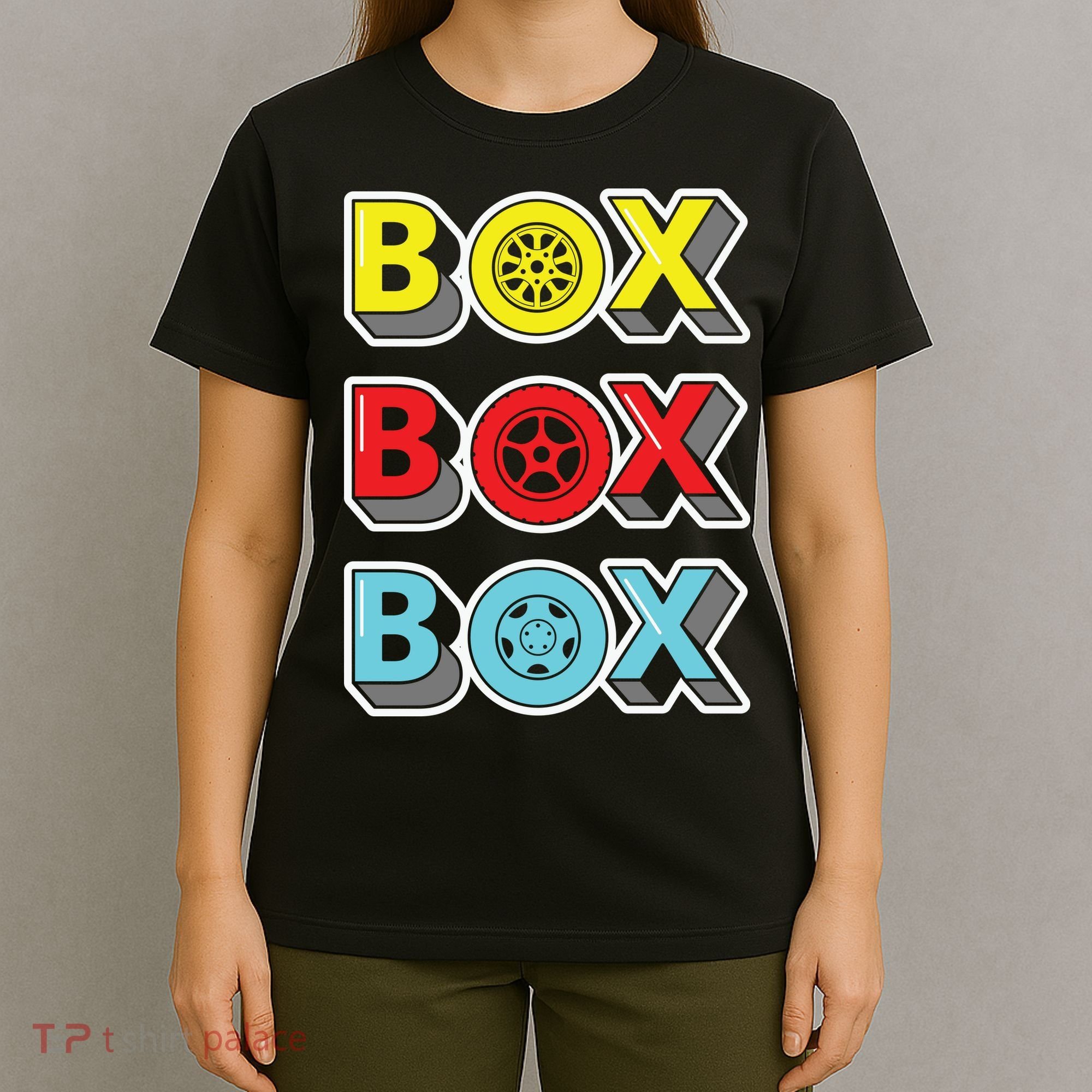 Box Box Box Retro Vintage Racing T-Shirt