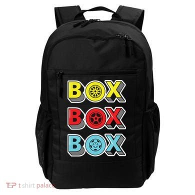 Box Box Box Retro Vintage Racing Backpack