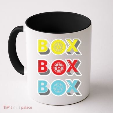 Box Box Box Retro Vintage Racing Coffee Mug