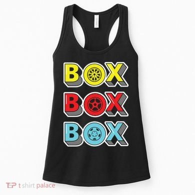 Box Box Box Retro Vintage Racing Women's Tank Top