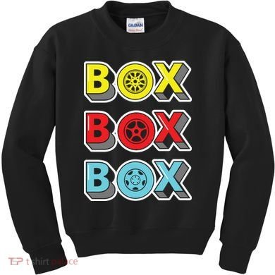 Box Box Box Retro Vintage Racing Kids Sweatshirt