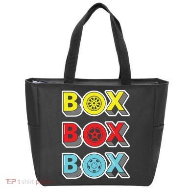 Box Box Box Retro Vintage Racing Tote Bag