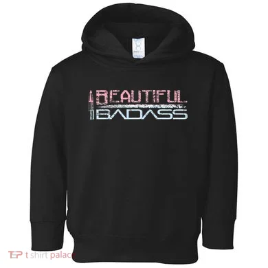 Beautiful Badass Toddler Hoodie
