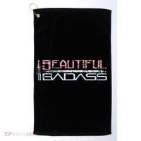Beautiful Badass Golf Towel thumb 0