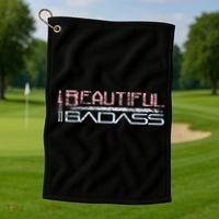 Beautiful Badass Golf Towel thumb 1