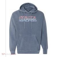 Beautiful Badass Comfort Colors Garment-Dyed Hooded Sweatshirt thumb 0