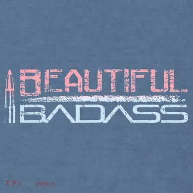Beautiful Badass Comfort Colors Garment-Dyed Hooded Sweatshirt