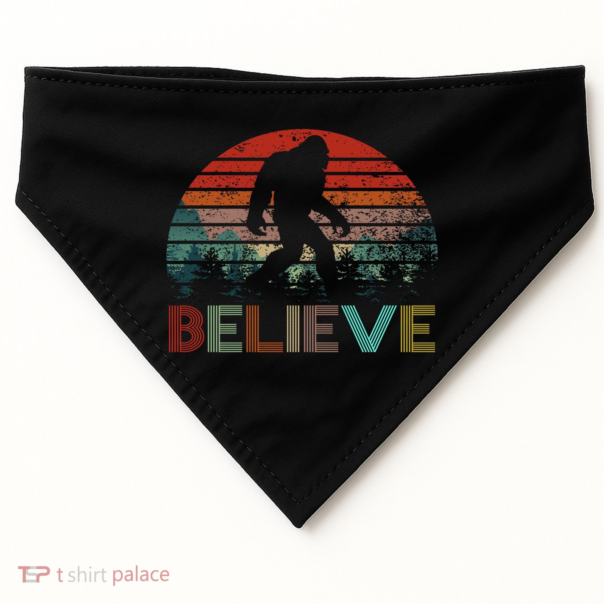 Believe Bigfoot USA-Made Doggie Bandana