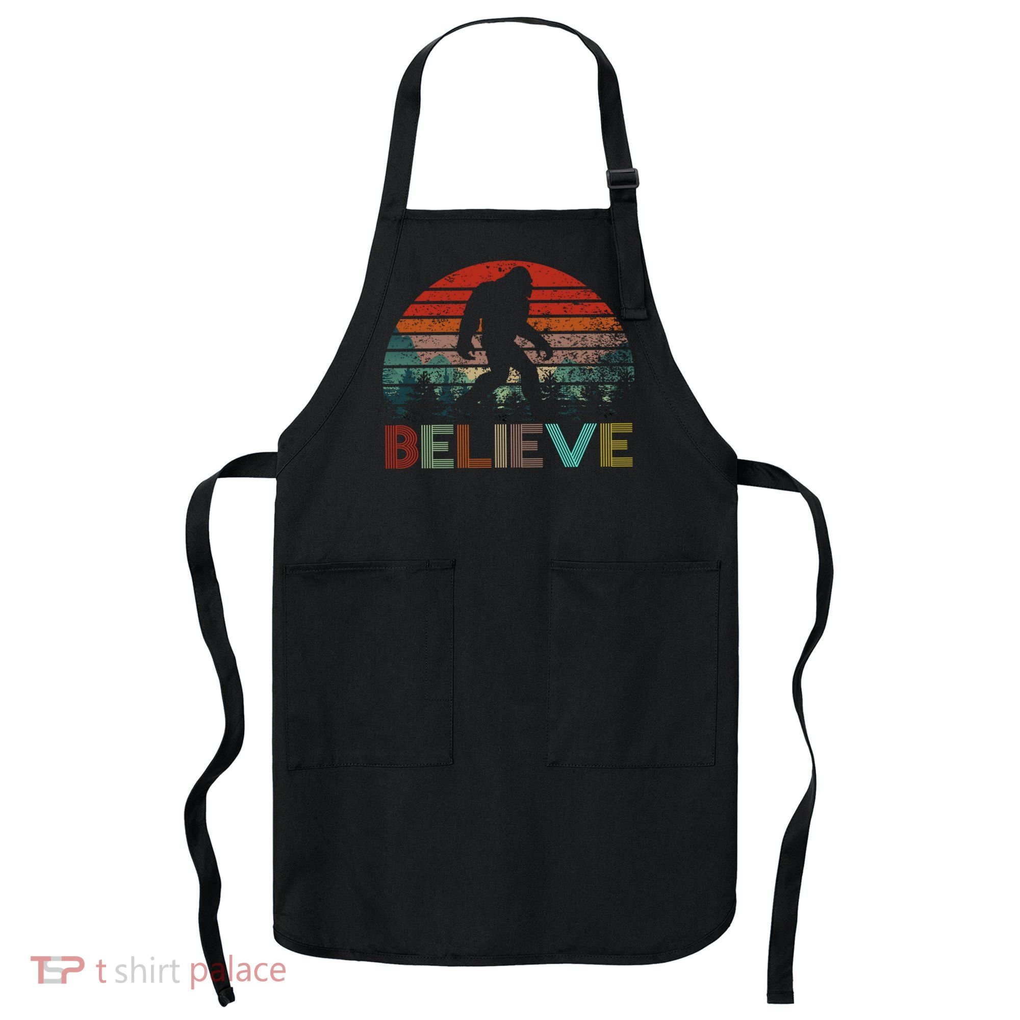 Believe Bigfoot Apron