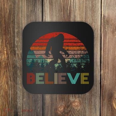 Believe Bigfoot Coaster
