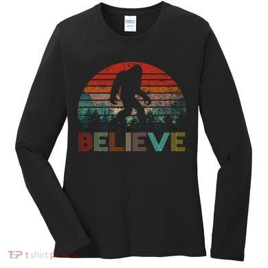 Believe Bigfoot Women's Long Sleeve Shirt
