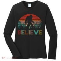 Believe Bigfoot Women's Long Sleeve Shirt thumb 0