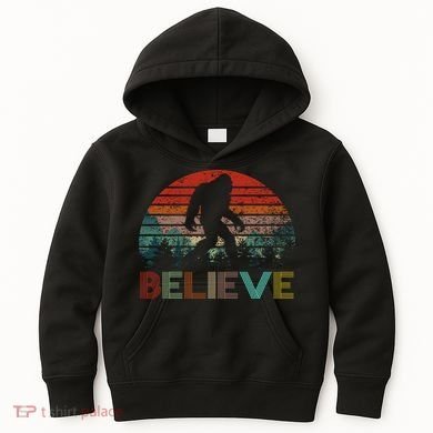Believe Bigfoot Kids Hoodie