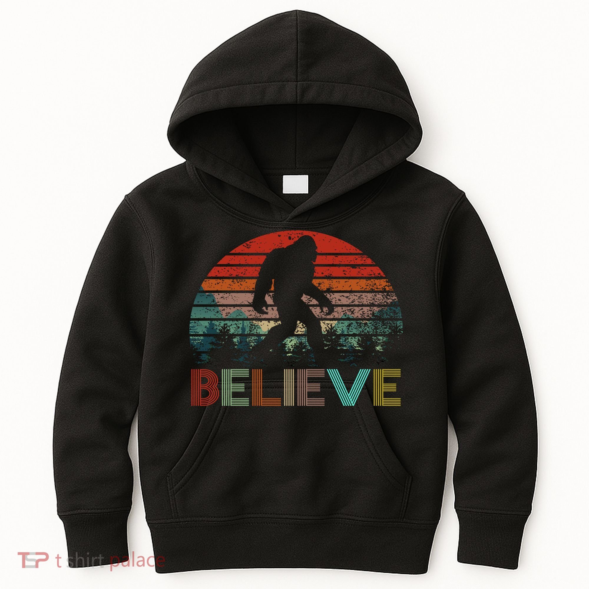 Believe Bigfoot Kids Hoodie