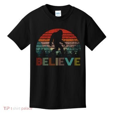 Believe Bigfoot Kids T-Shirt