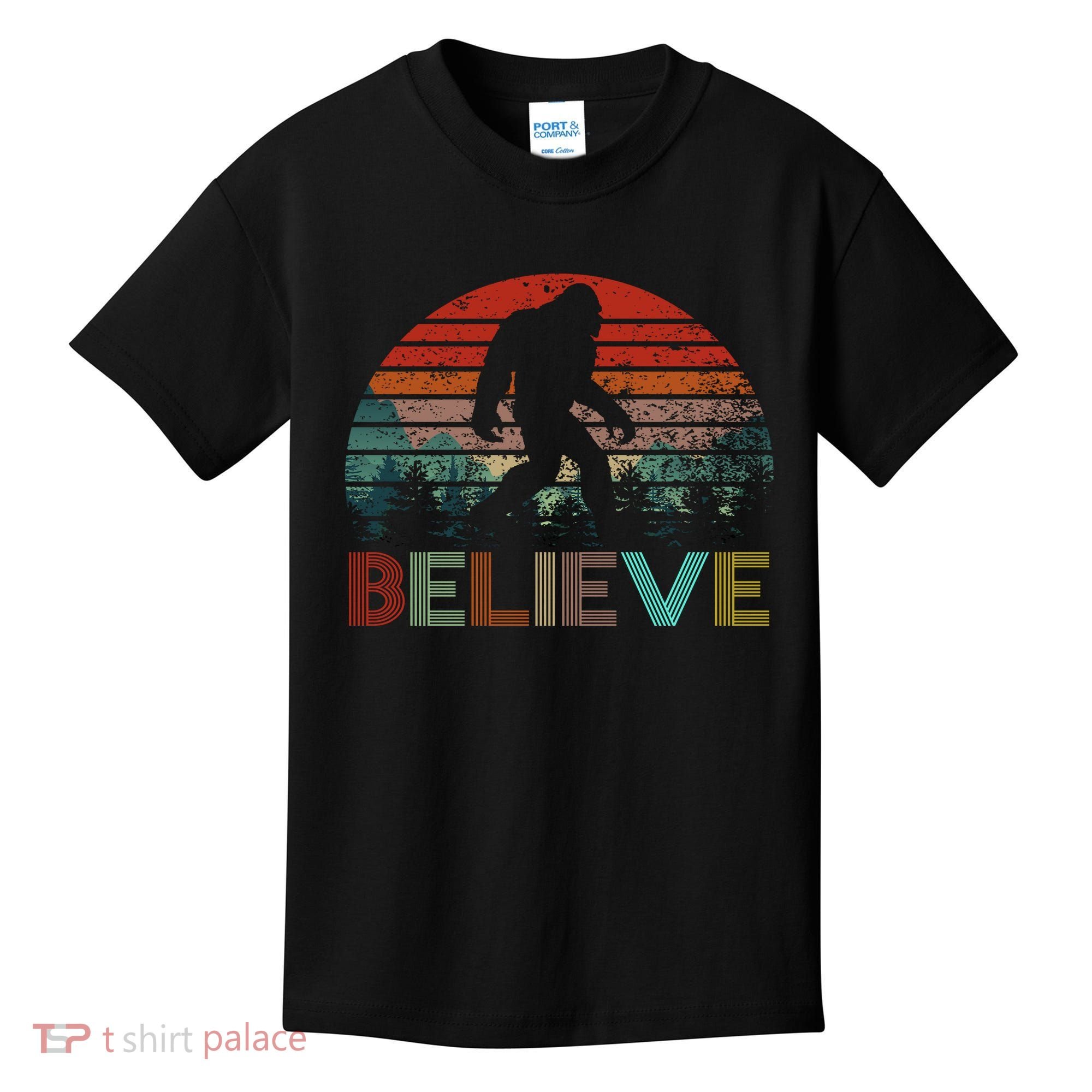 Believe Bigfoot Kids T-Shirt