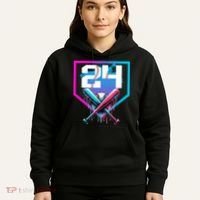 Baseball Birthday Boy Drip 24th Player 24 Years Old Boy  Hoodie thumb 5