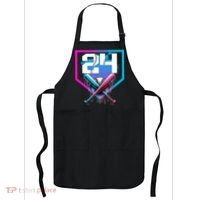 Baseball Birthday Boy Drip 24th Player 24 Years Old Boy  Apron thumb 0