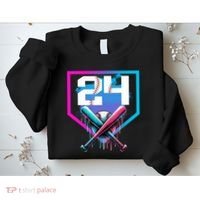 Baseball Birthday Boy Drip 24th Player 24 Years Old Boy  Sweatshirt thumb 2