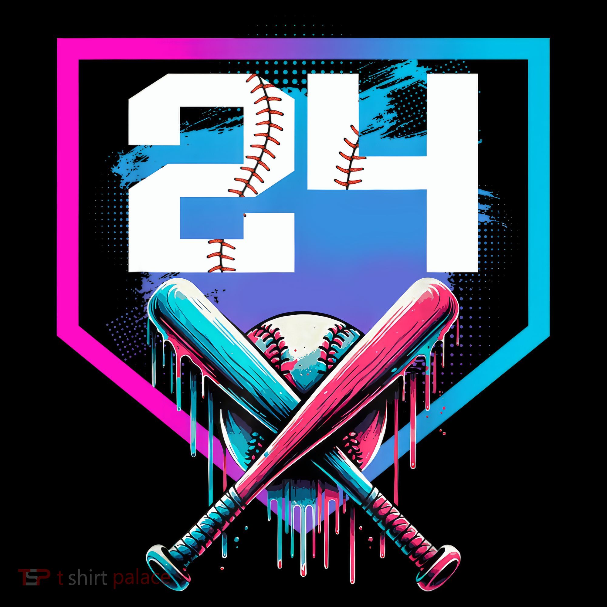 Baseball Birthday Boy Drip 24th Player 24 Years Old Boy  Sweatshirt