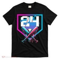 Baseball Birthday Boy Drip 24th Player 24 Years Old Boy  T-Shirt thumb 0
