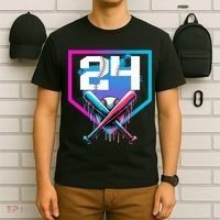 Baseball Birthday Boy Drip 24th Player 24 Years Old Boy  T-Shirt thumb 6