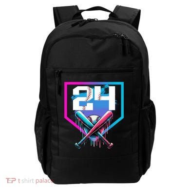 Baseball Birthday Boy Drip 24th Player 24 Years Old Boy  Backpack