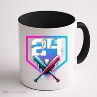 Baseball Birthday Boy Drip 24th Player 24 Years Old Boy  Coffee Mug thumb 1