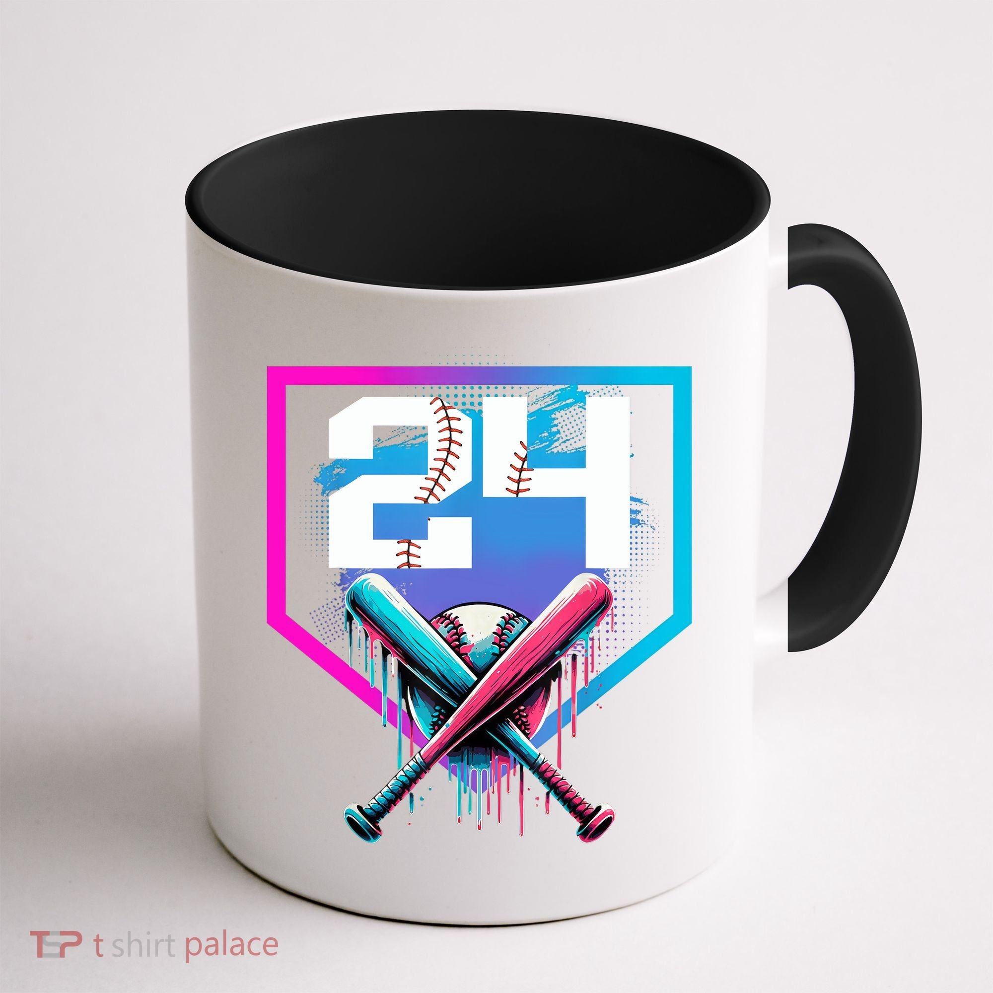 Baseball Birthday Boy Drip 24th Player 24 Years Old Boy  Coffee Mug