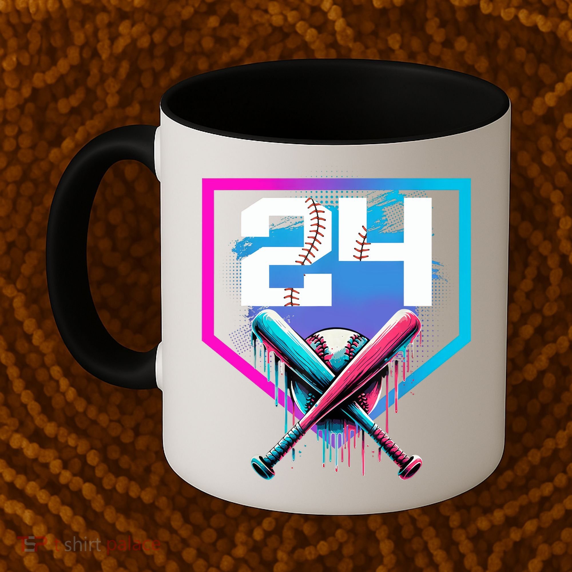 Baseball Birthday Boy Drip 24th Player 24 Years Old Boy  Coffee Mug