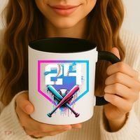 Baseball Birthday Boy Drip 24th Player 24 Years Old Boy  Coffee Mug thumb 3